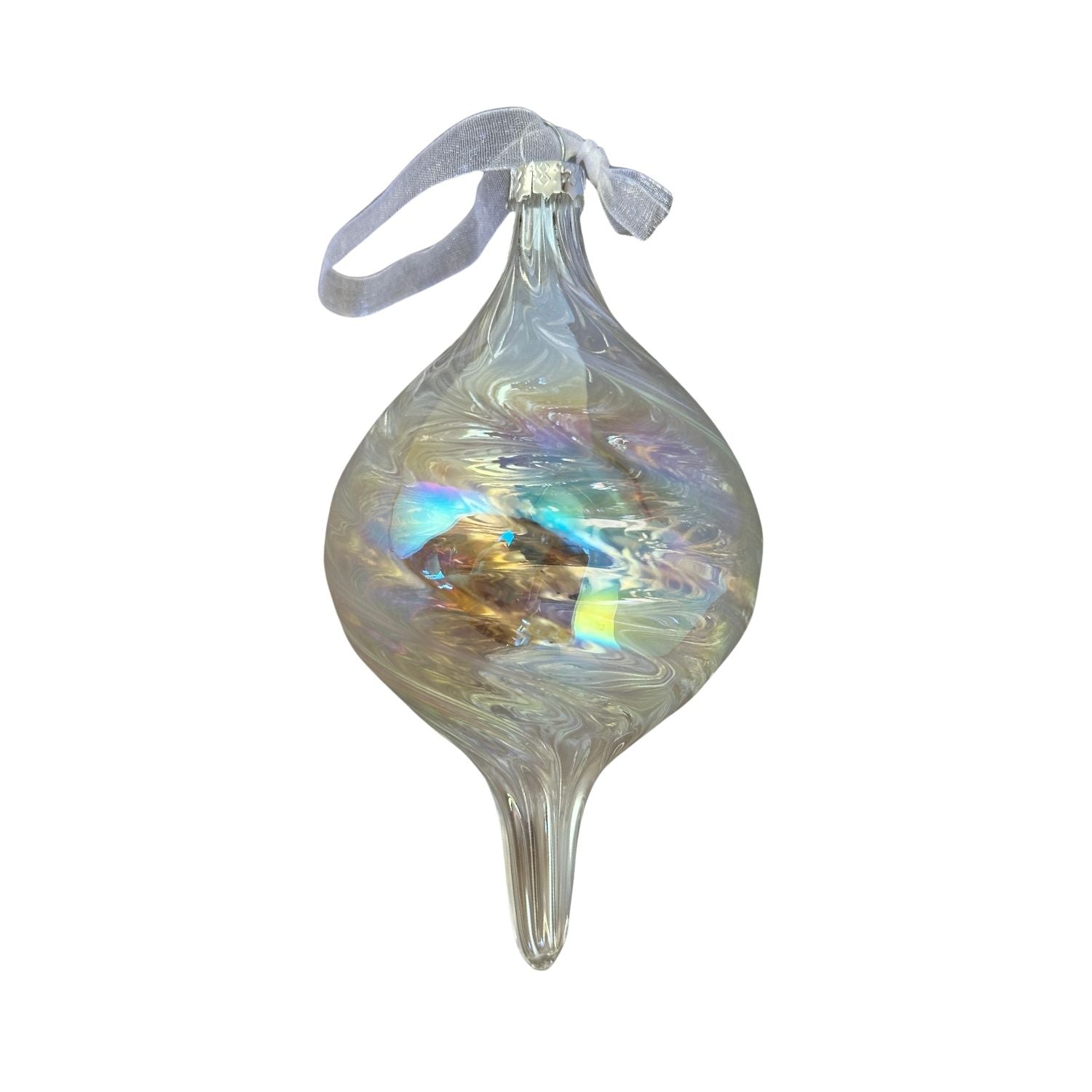 Clear Transparent Long Drop Hanging - 6 Pack