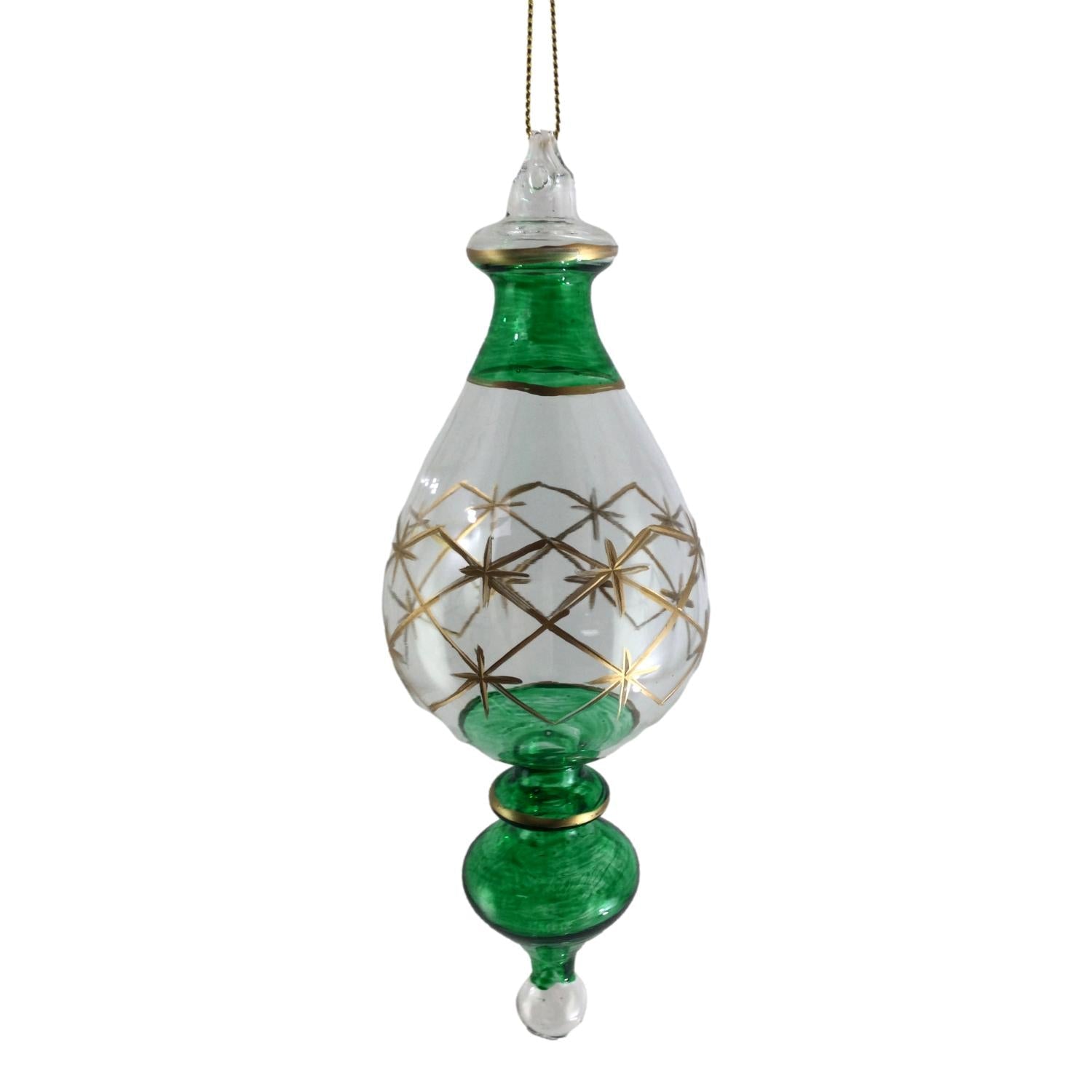 Green Lantern Finial Hanging - 6 Pack