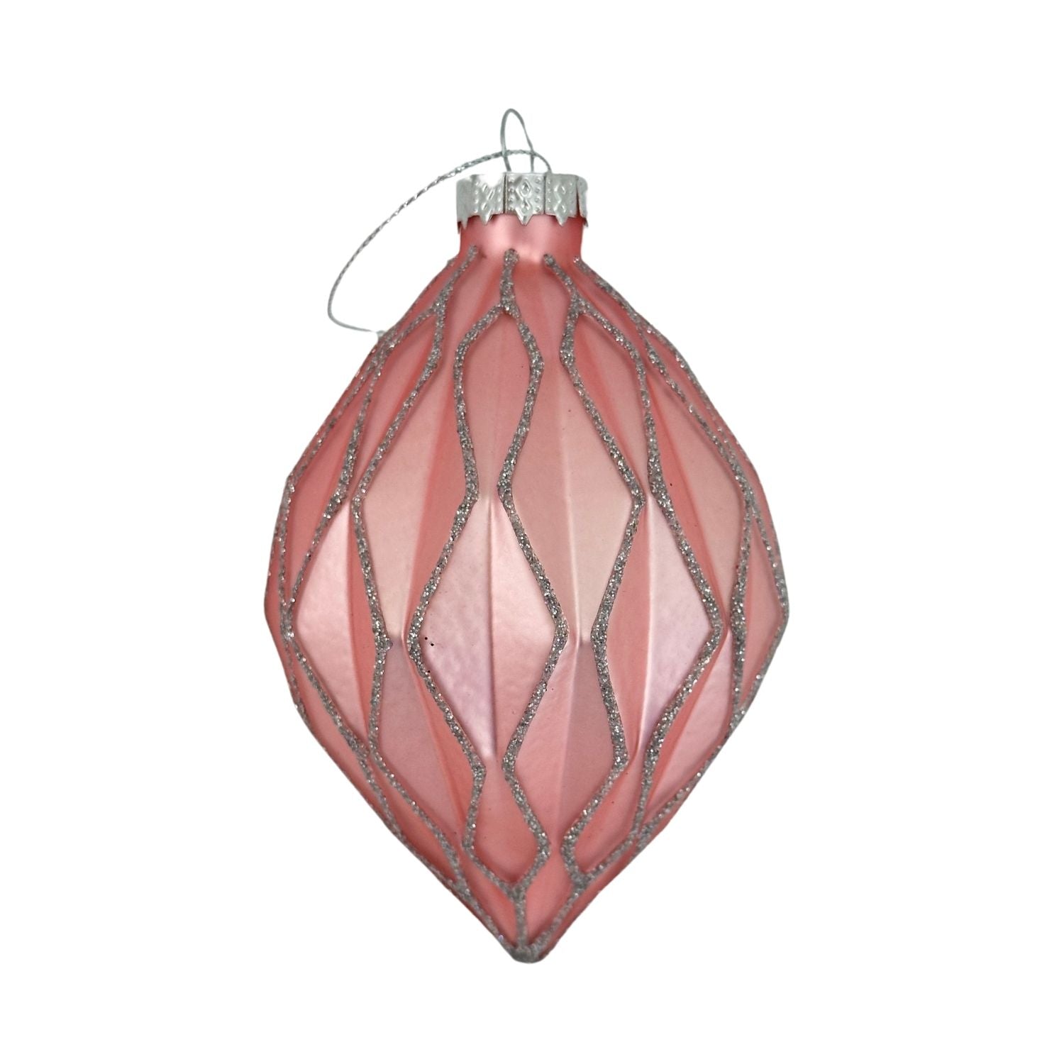 Pink Honeycombe Long Drop Hanging - 6 Pack