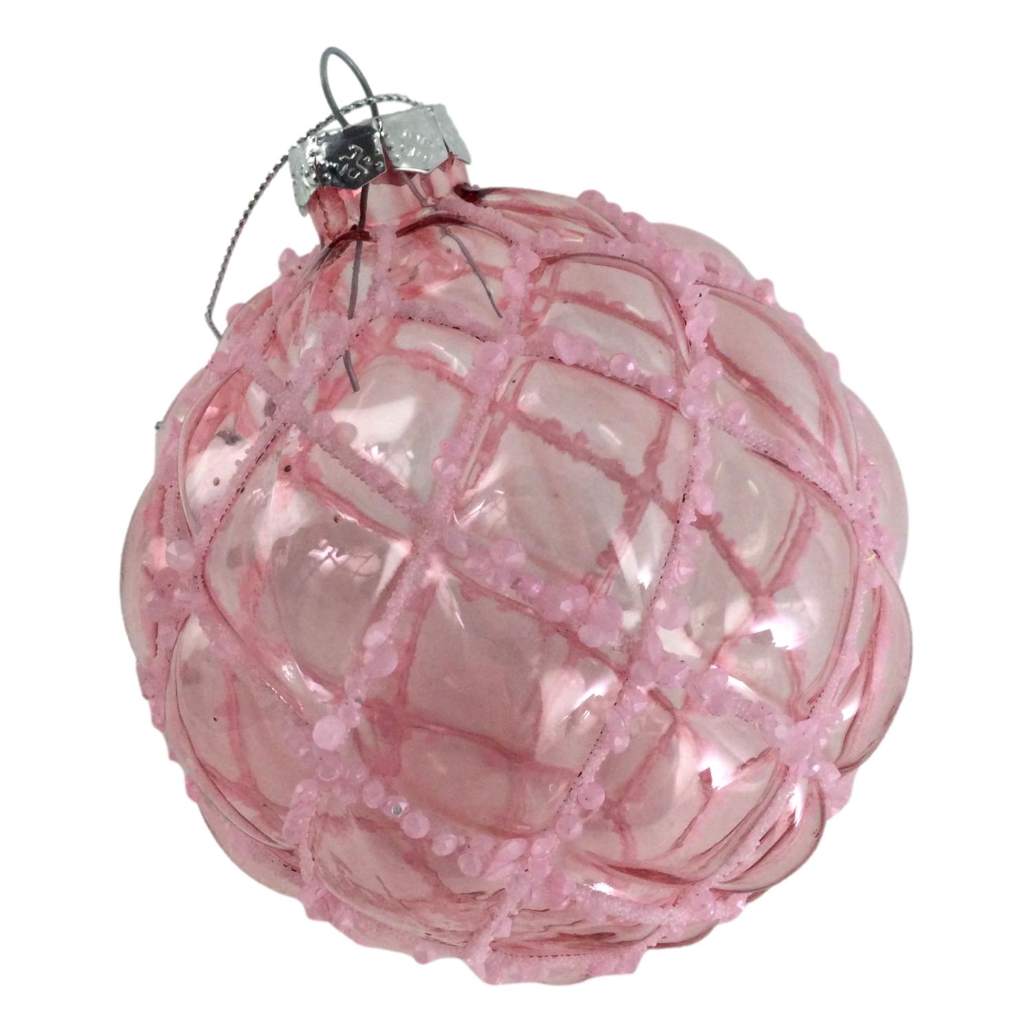 Pink Honeycombe Ball Hanging - 6 Pack