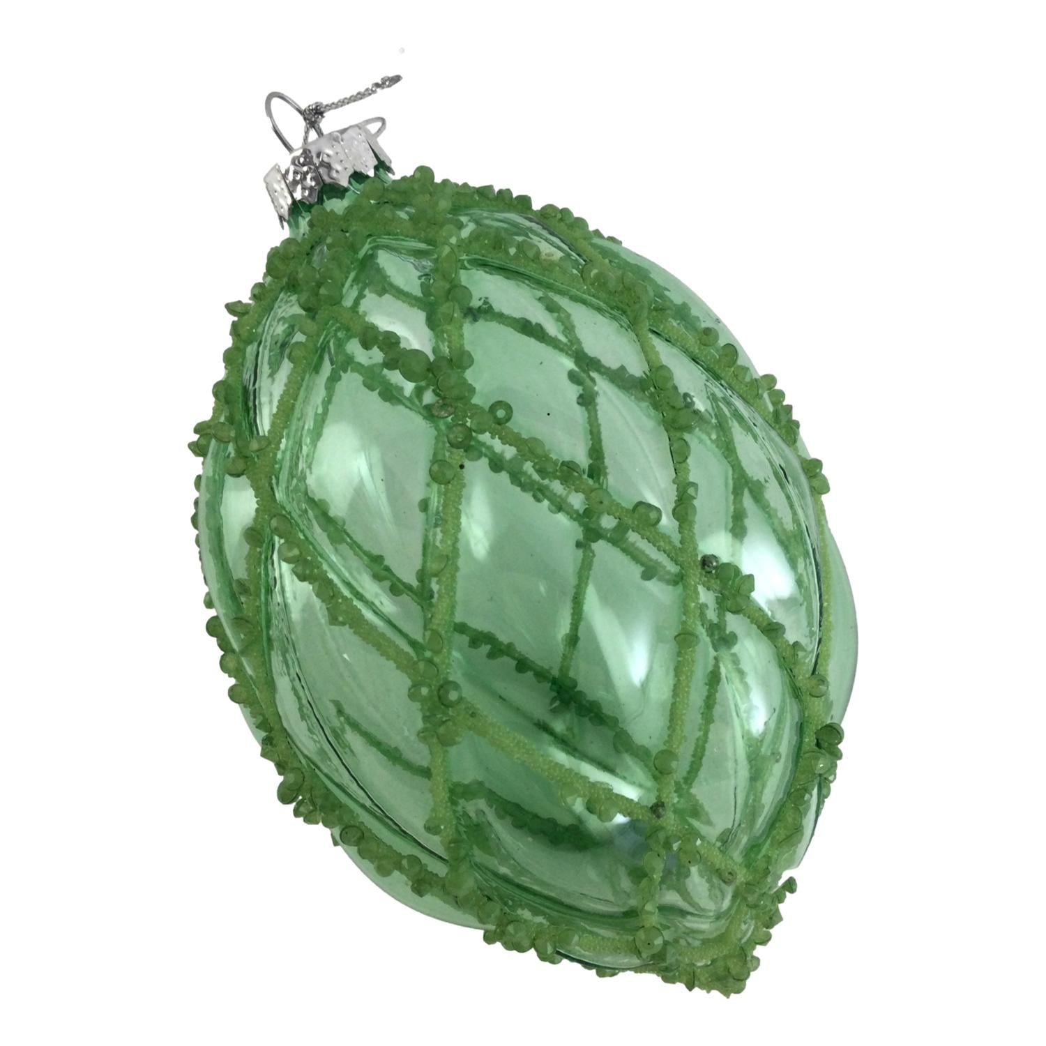 Green Honeycombe Long Drop Hanging - 6 Pack