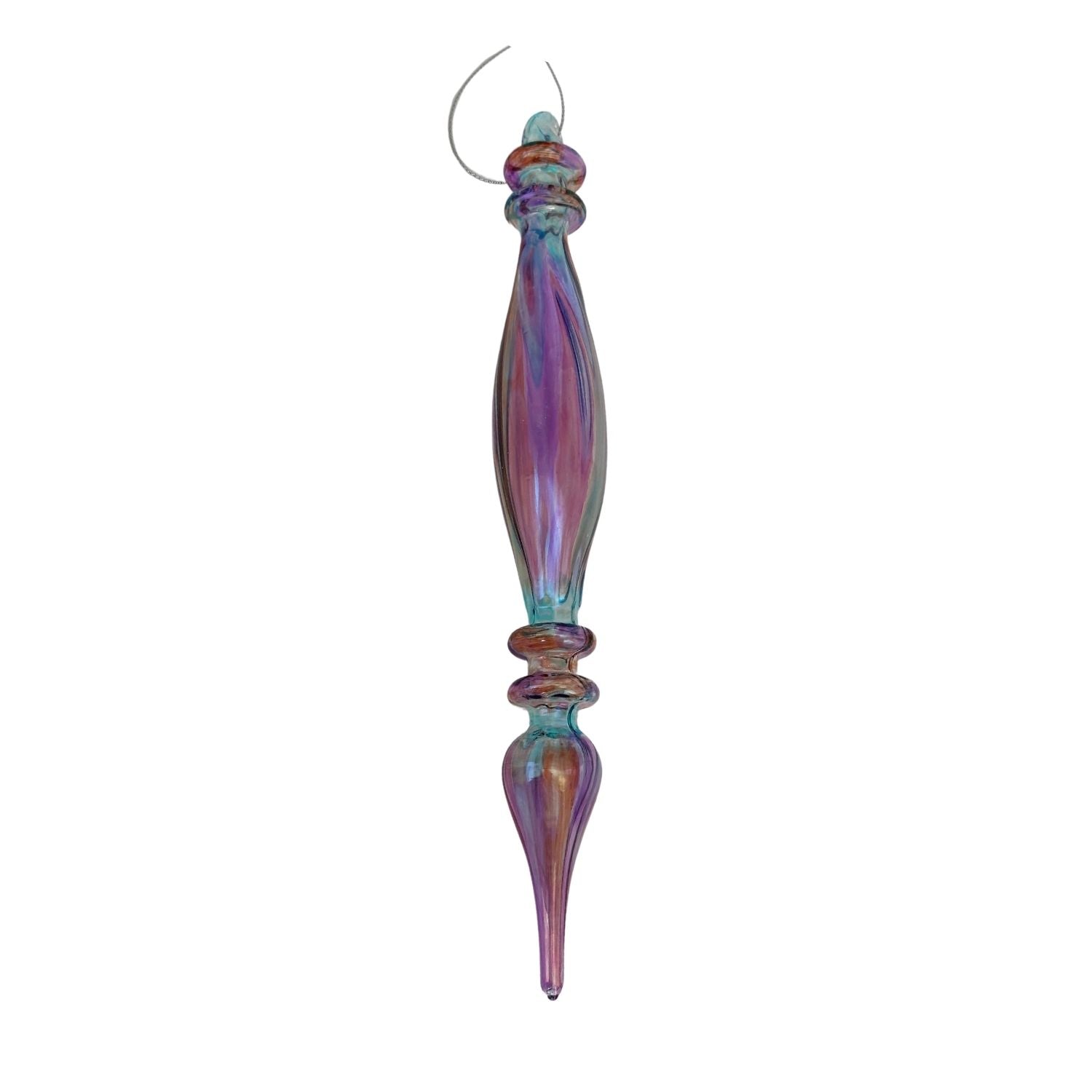 23.5cm Glass Finial - 6 Pack