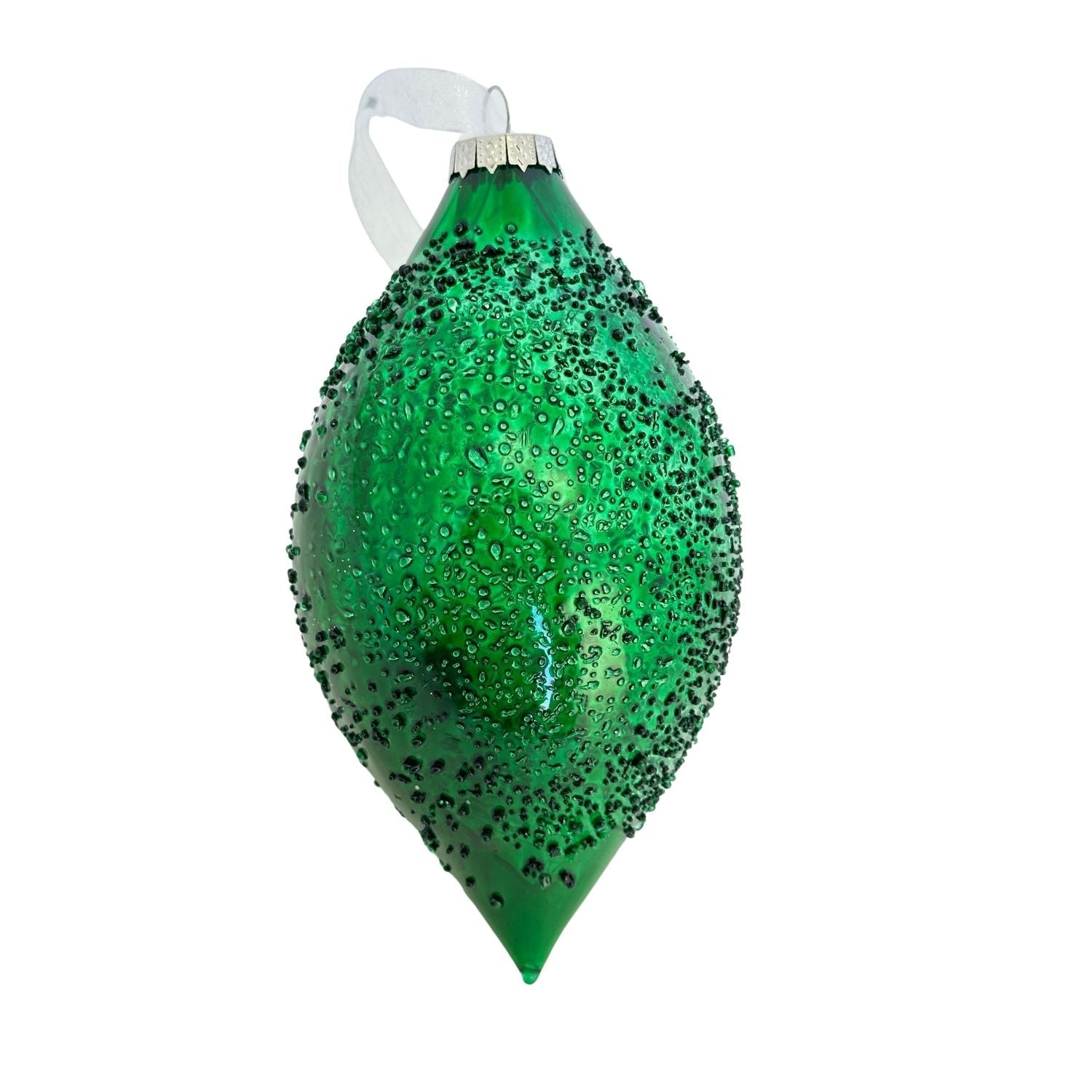 Green Spotty Long Drop Hanging - 6 Pack