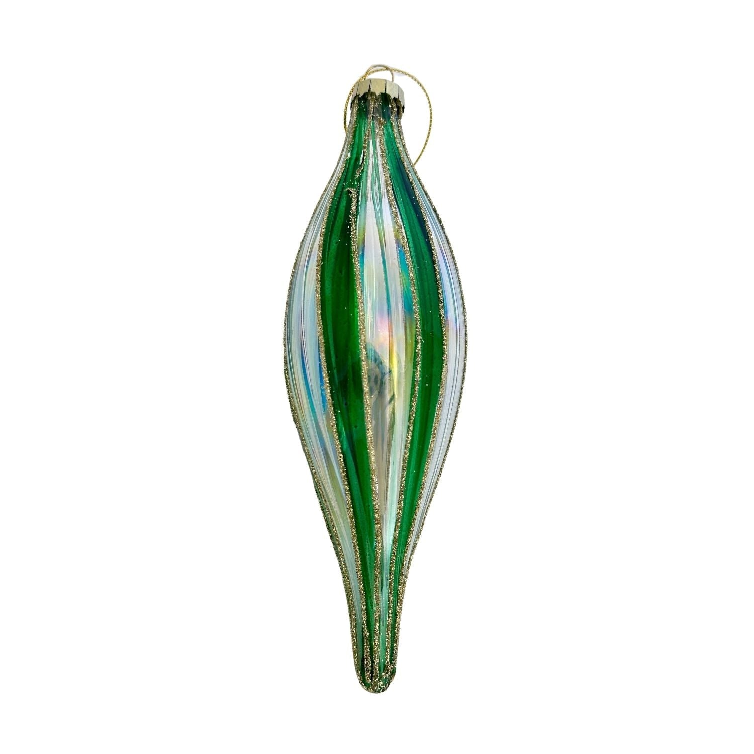 Green Sleek Long Drop Hanging - 6 Pack