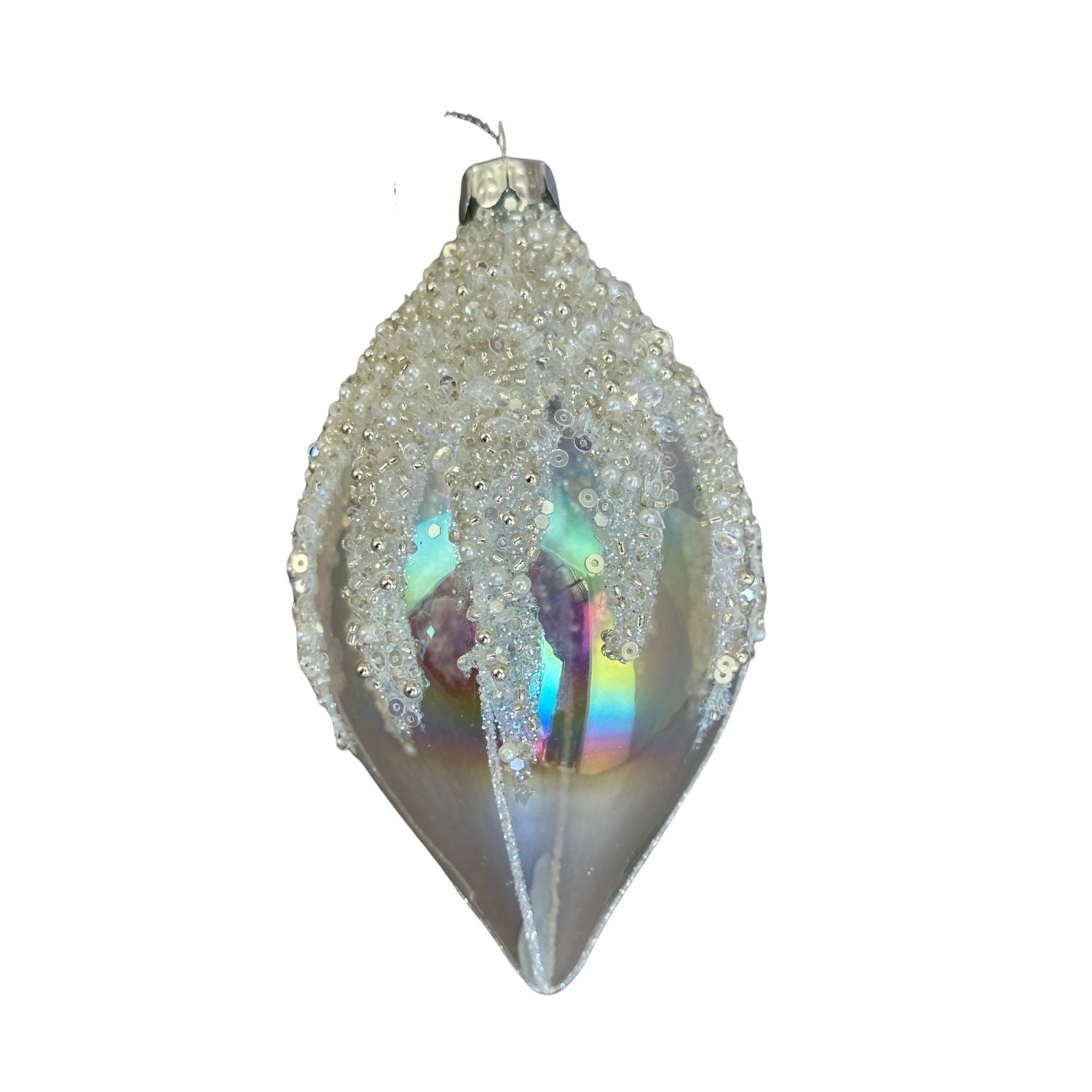 Silver Drip Long Drop Hanging - 6 Pack