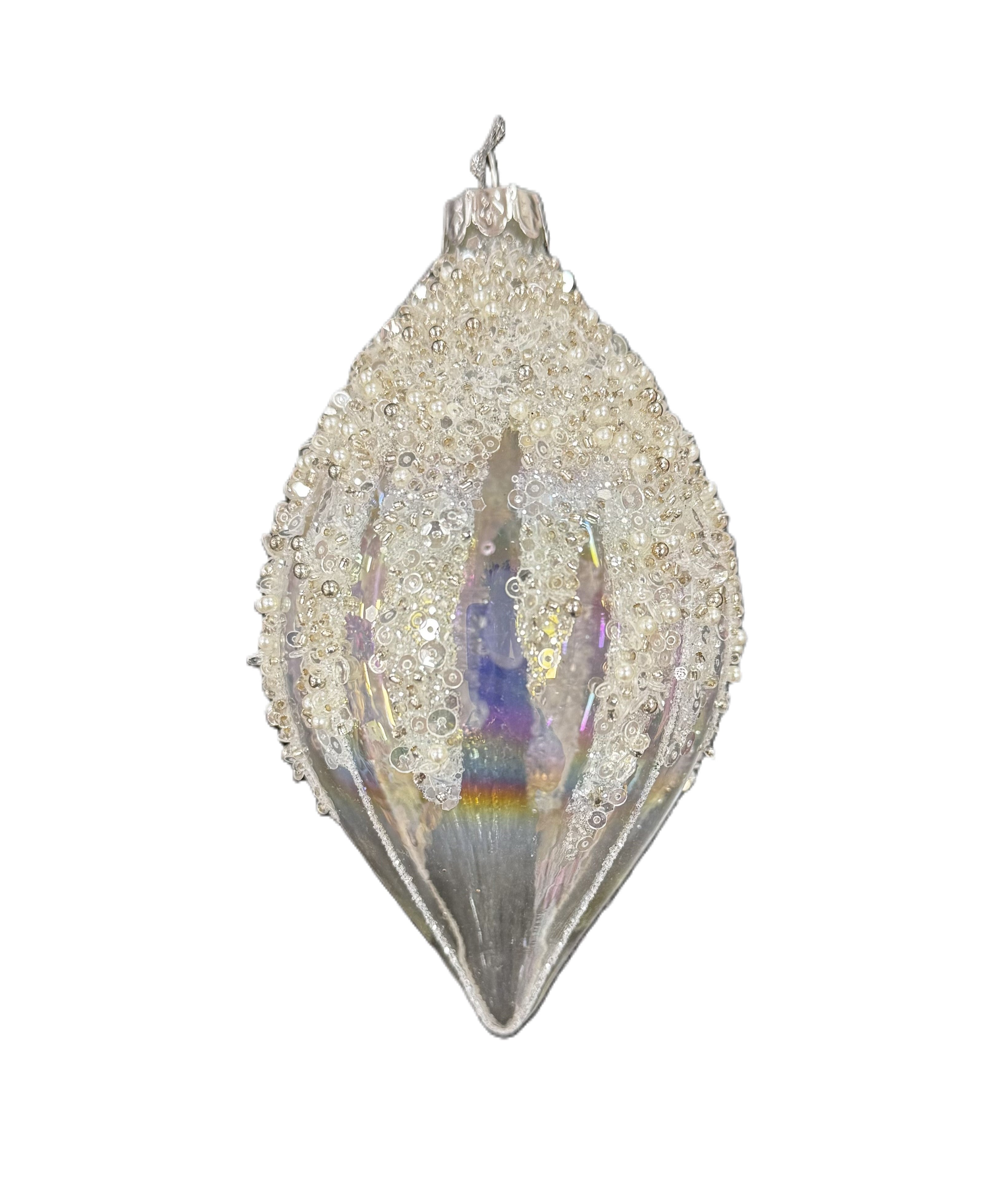 Clear Crystal Long Drop Hanging - 6 Pack