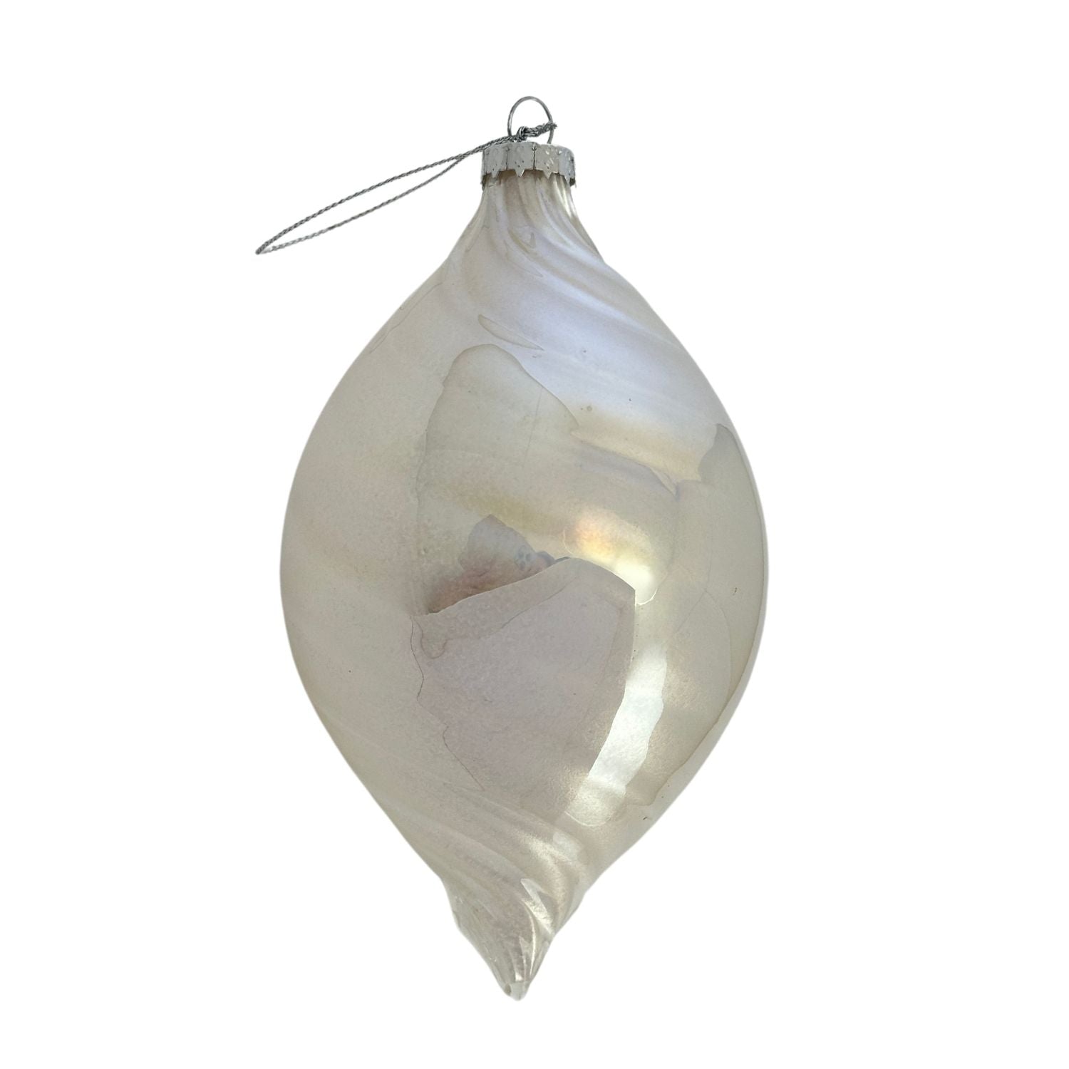 Iridescent Pearl Long Drop Hanging - 6 Pack