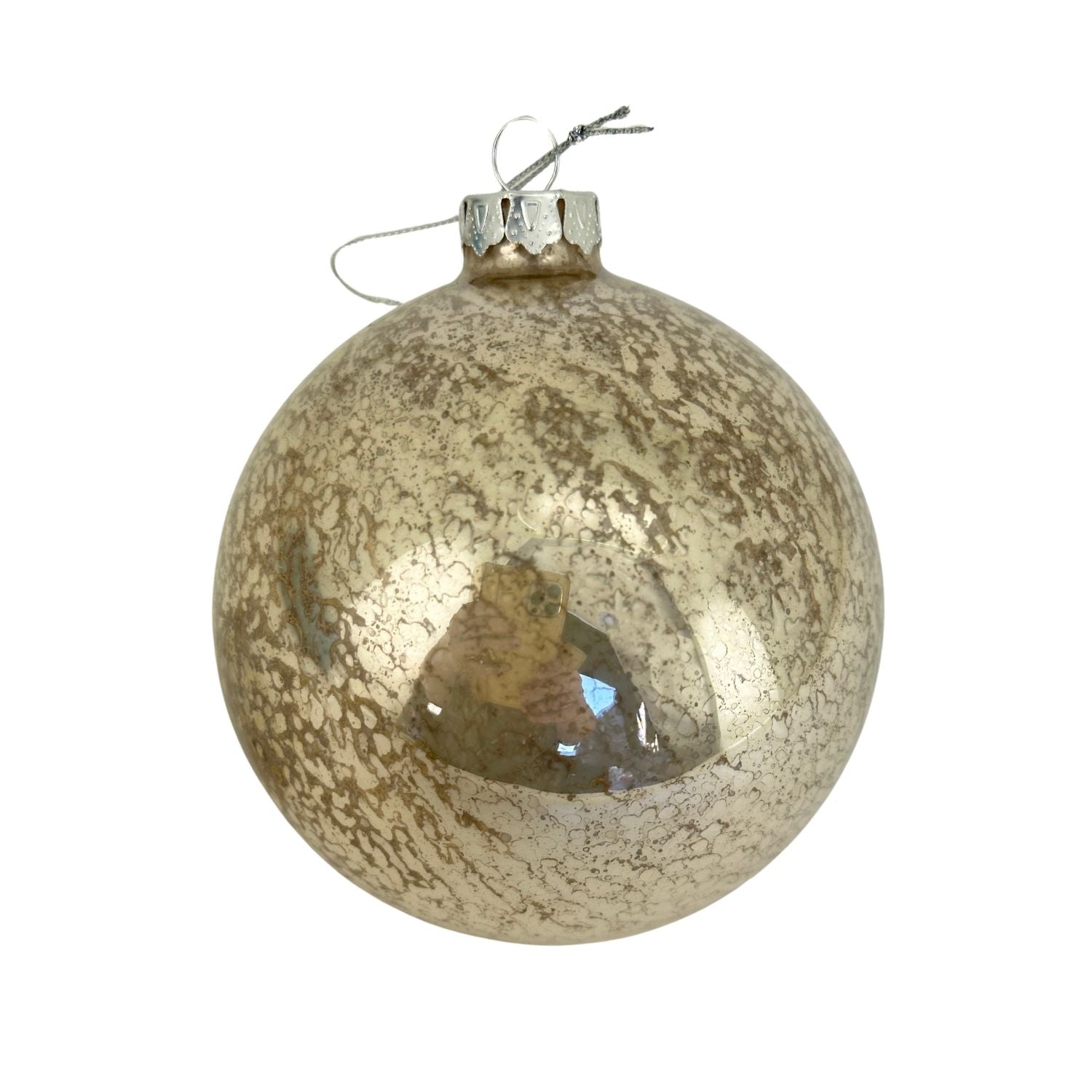 Gold Mercury Ball Hanging - 6 Pack