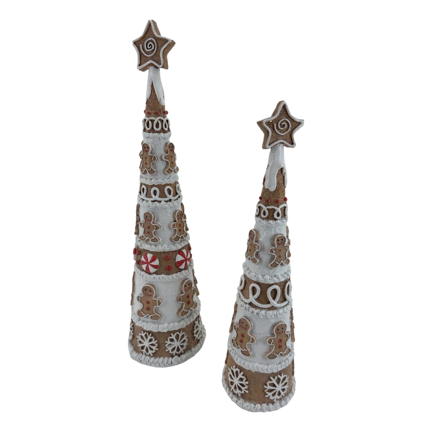 Set 2 Trees Gingerbread