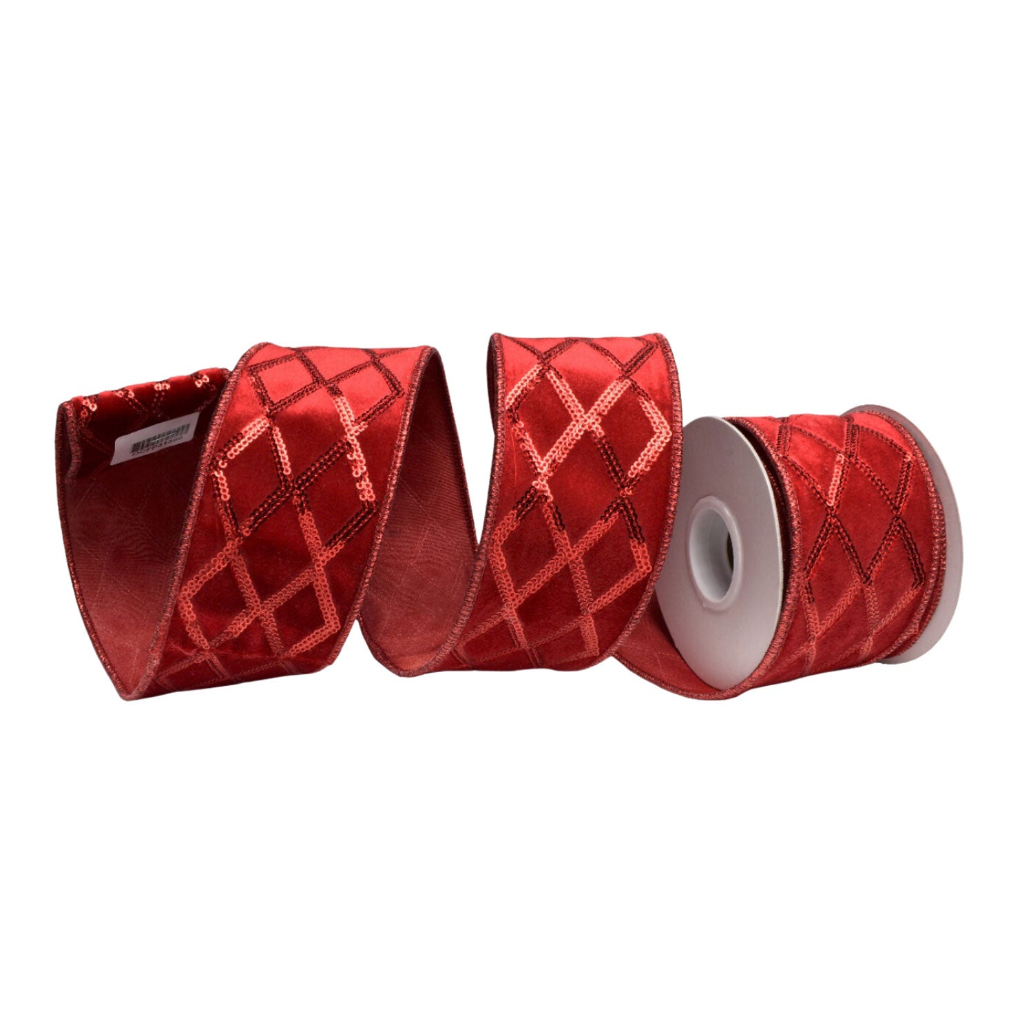 Red Diamond Sequin Ribbon