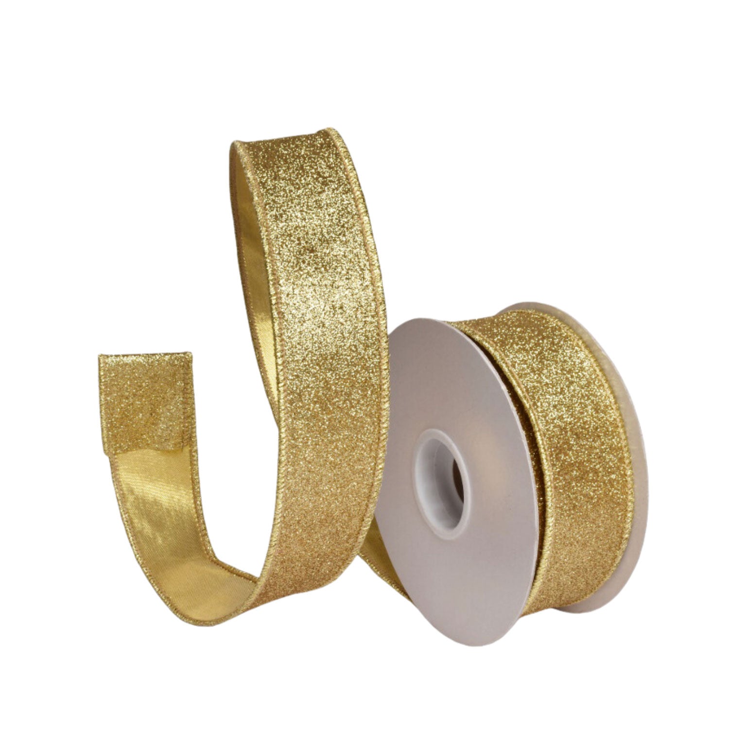 Gold Glitter Ribbon