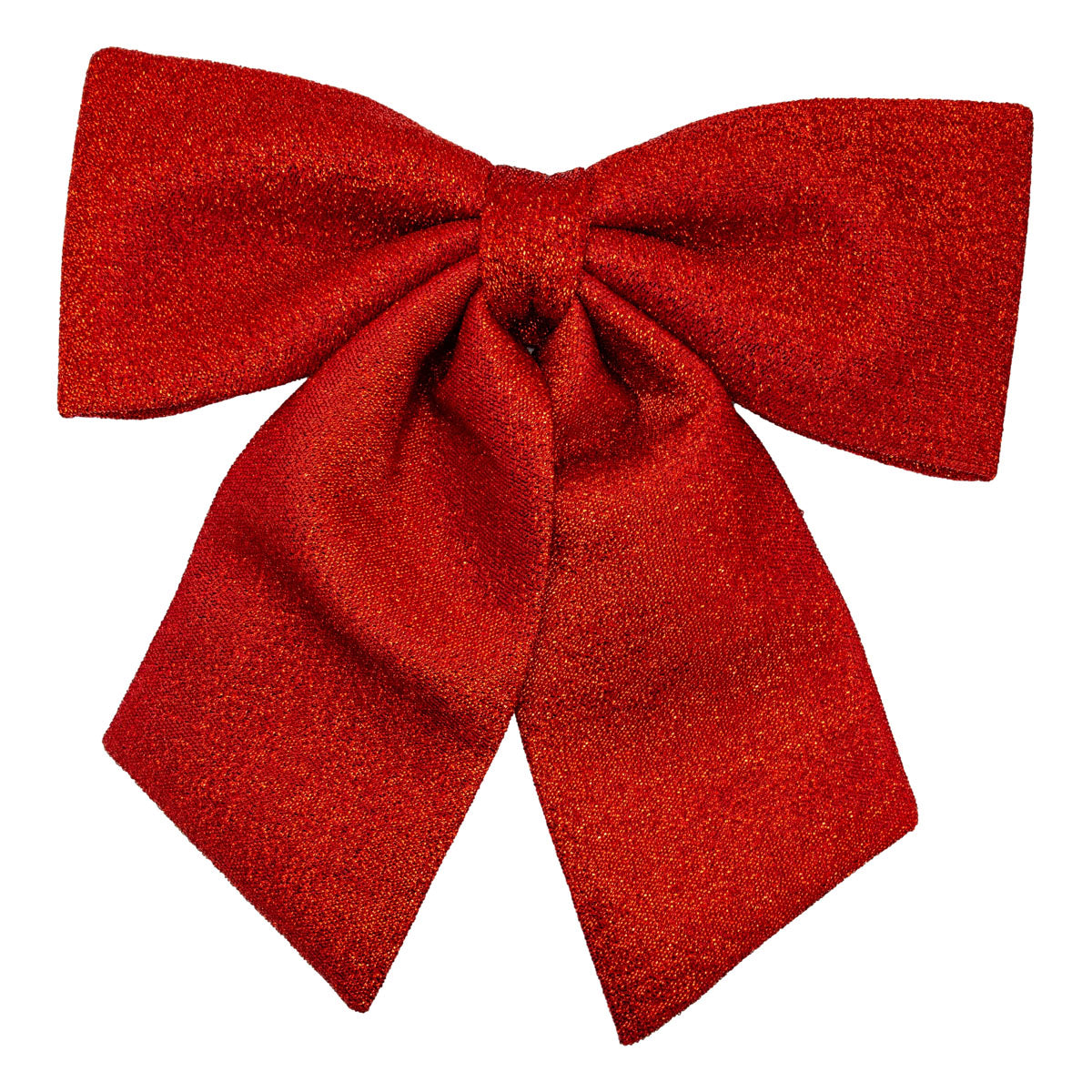 Classic Red Glitter Bow