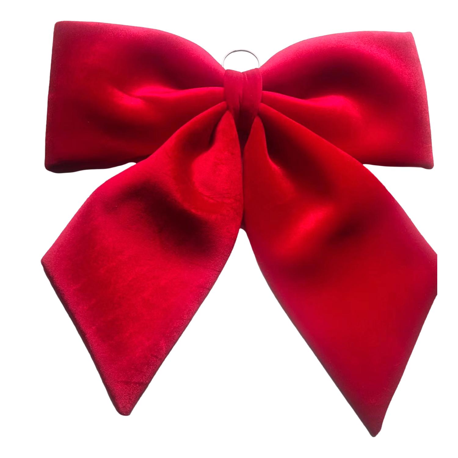 Classic Red Velvet Bow