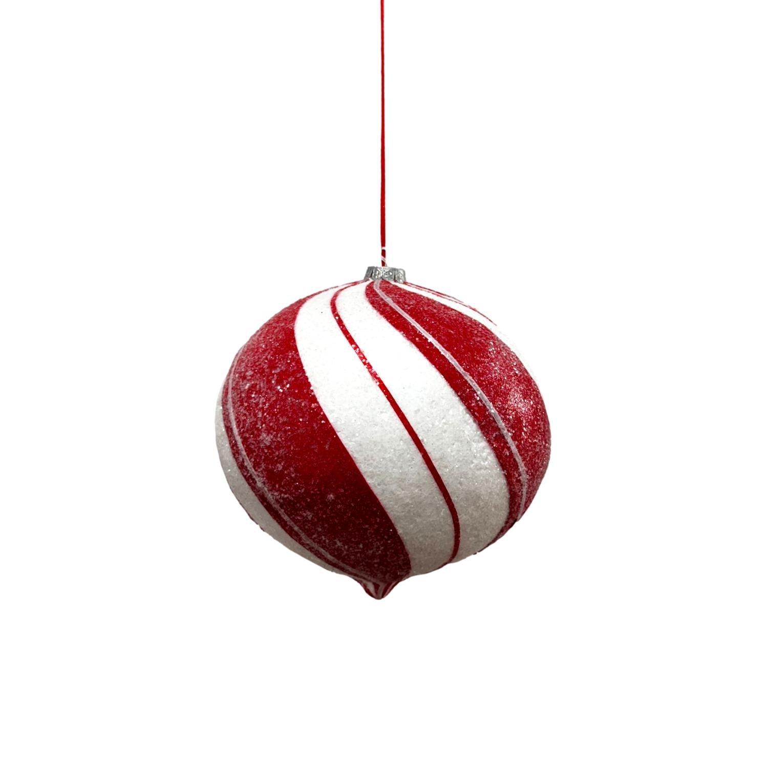 22cm Peppermint Ball Hanging