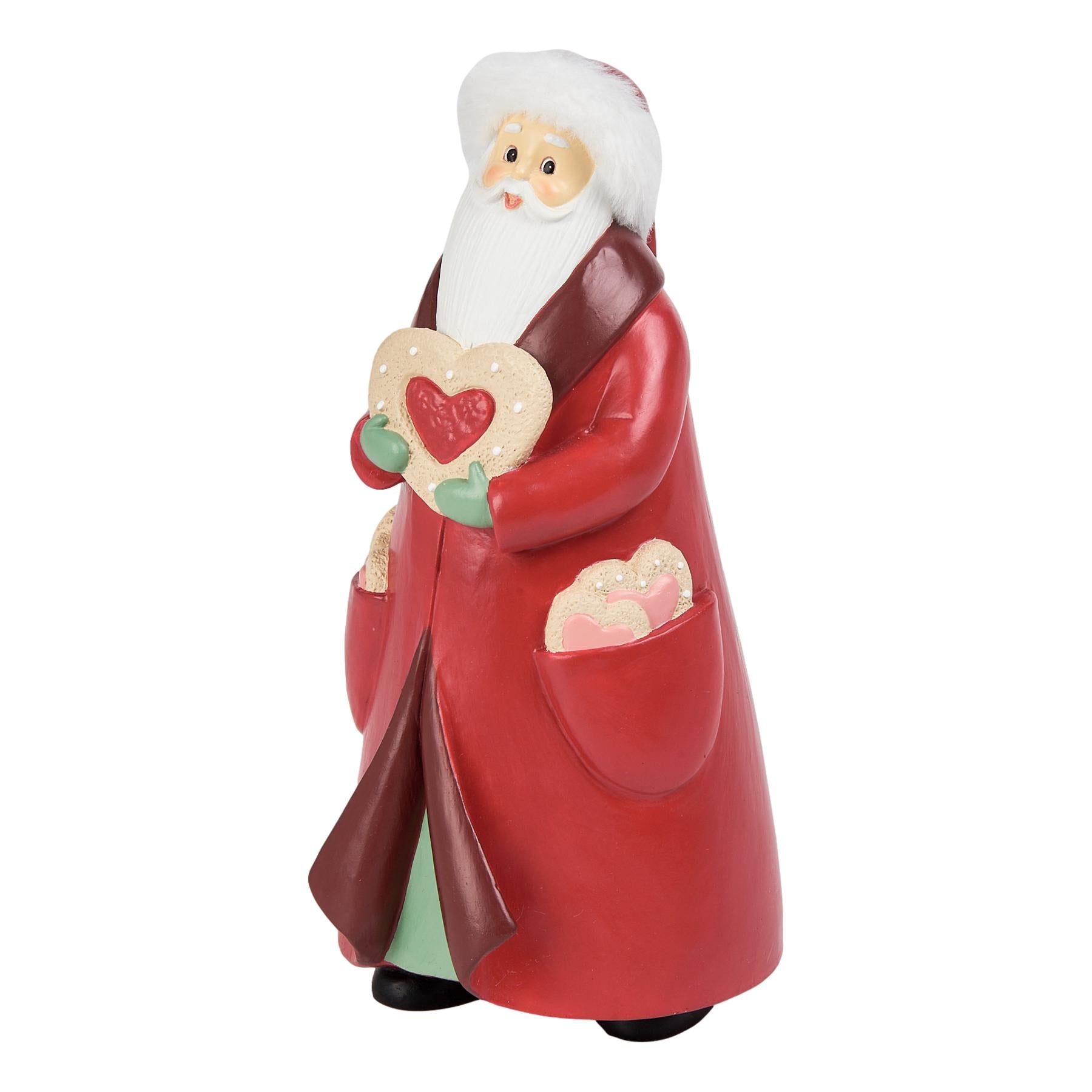 23cm Santa W Heart Shape Cookie
