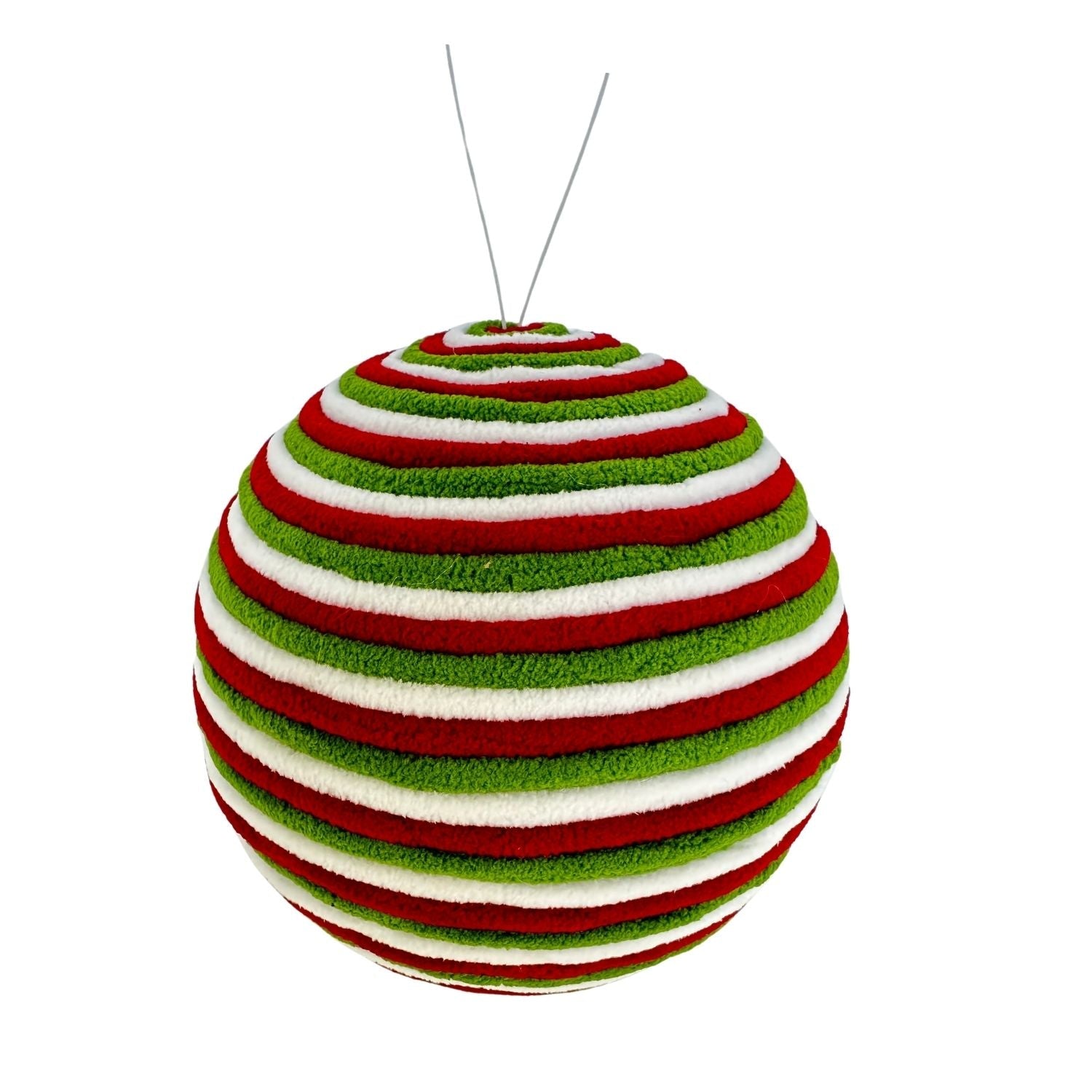 16cm Red White Green Ball Han - 6 Pack