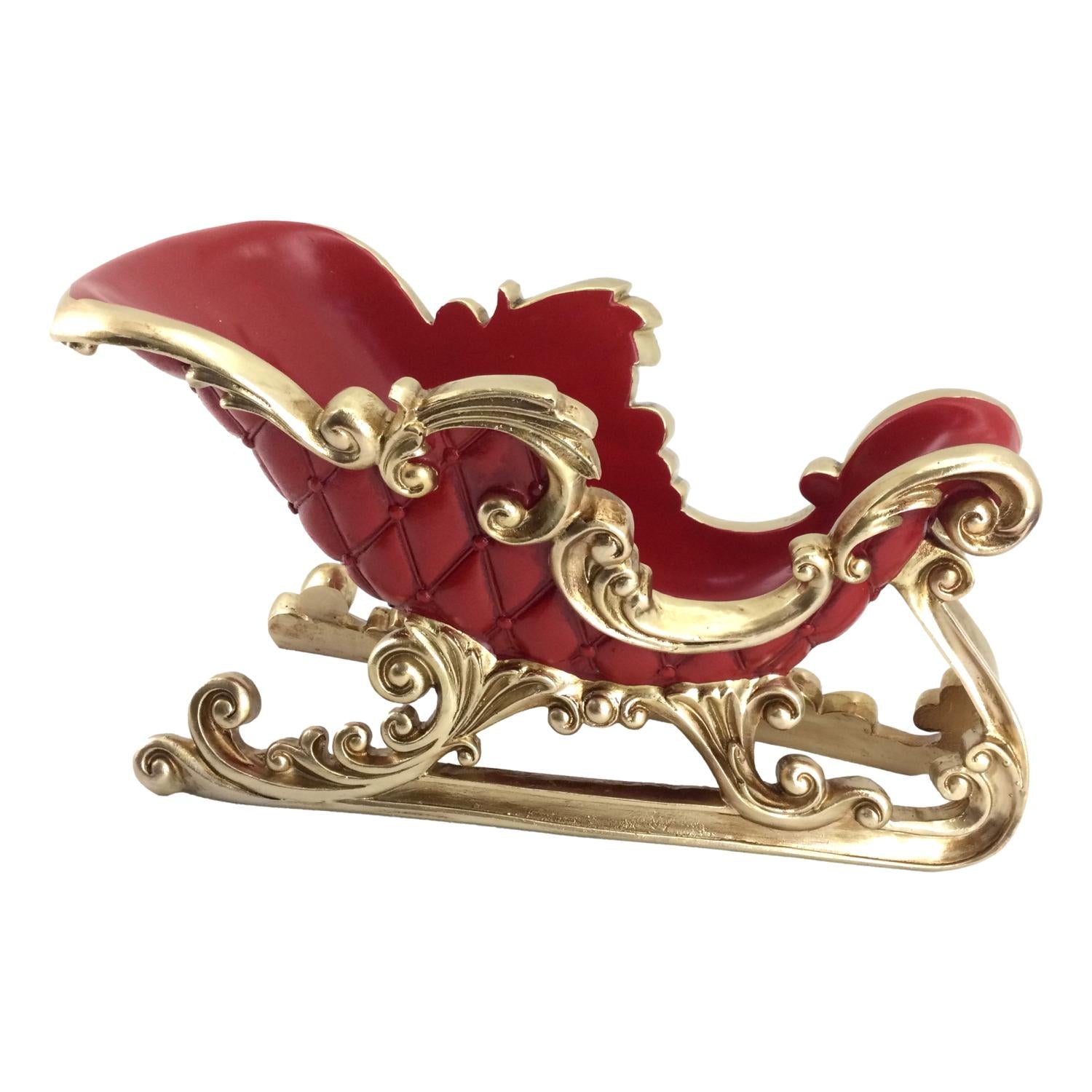 Red Gold Sleigh