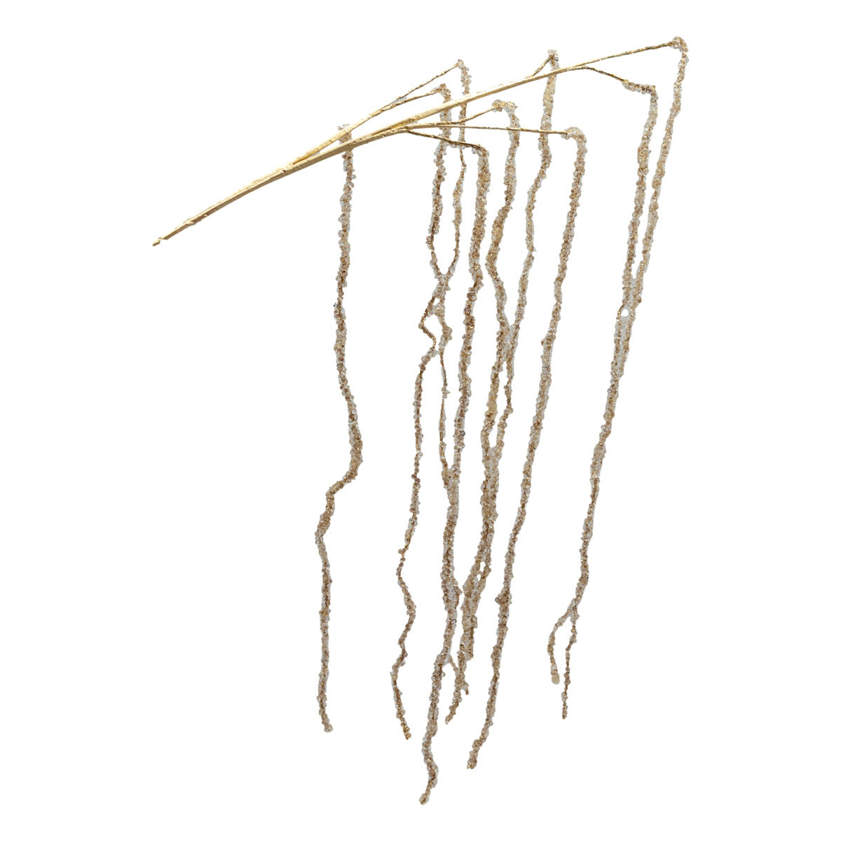 68cm Champagne Crystal Weeping Spray - 6 Pack