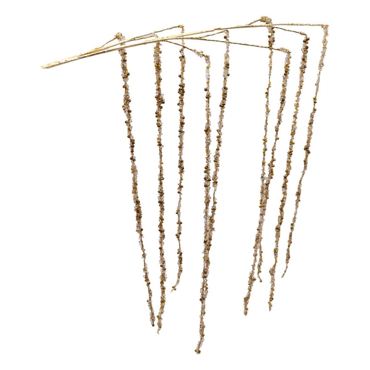 73cm Gold Crystal Weeping Spray - 6 Pack