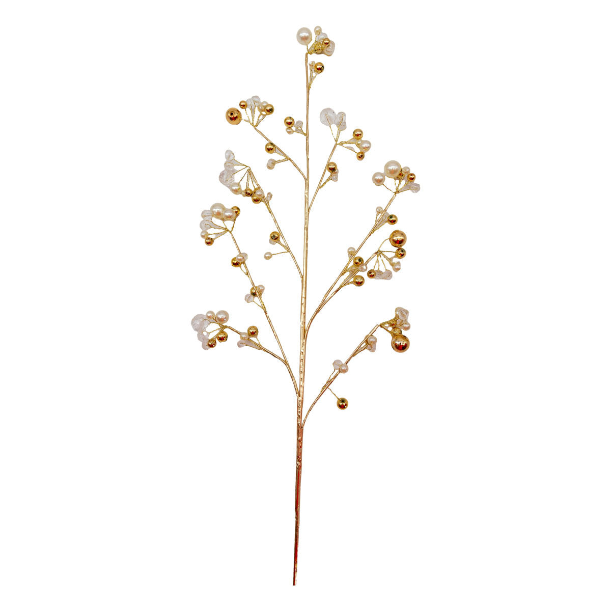 Pearl And Gold Leaf Spray - 6 Pack