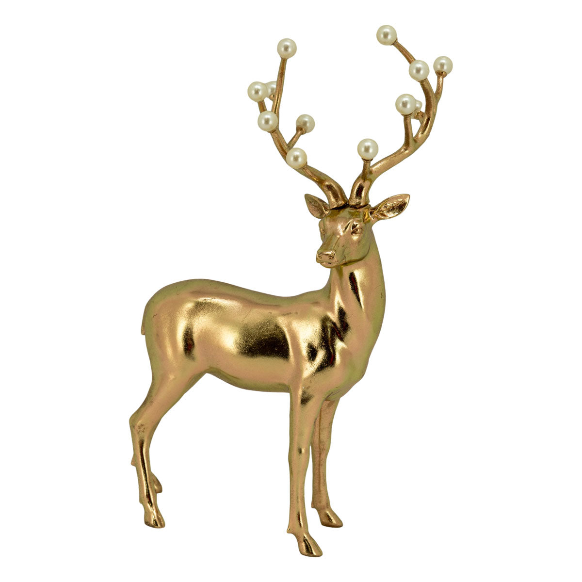 Pearl Gold Standing Deer