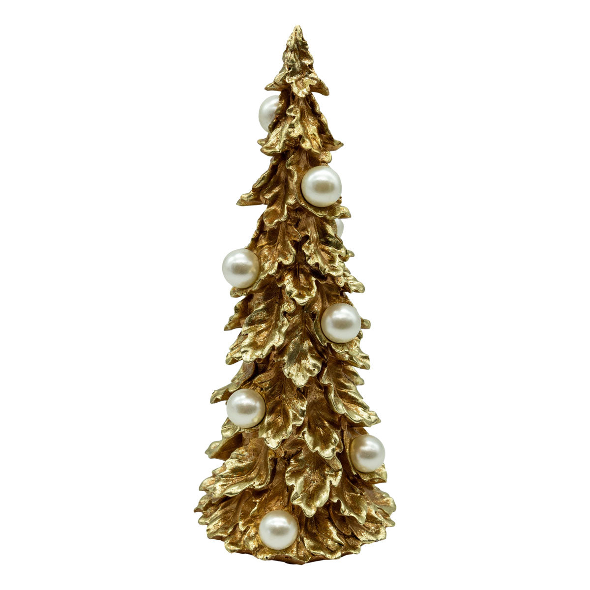 Med Pearl Gold Ruffle Tree