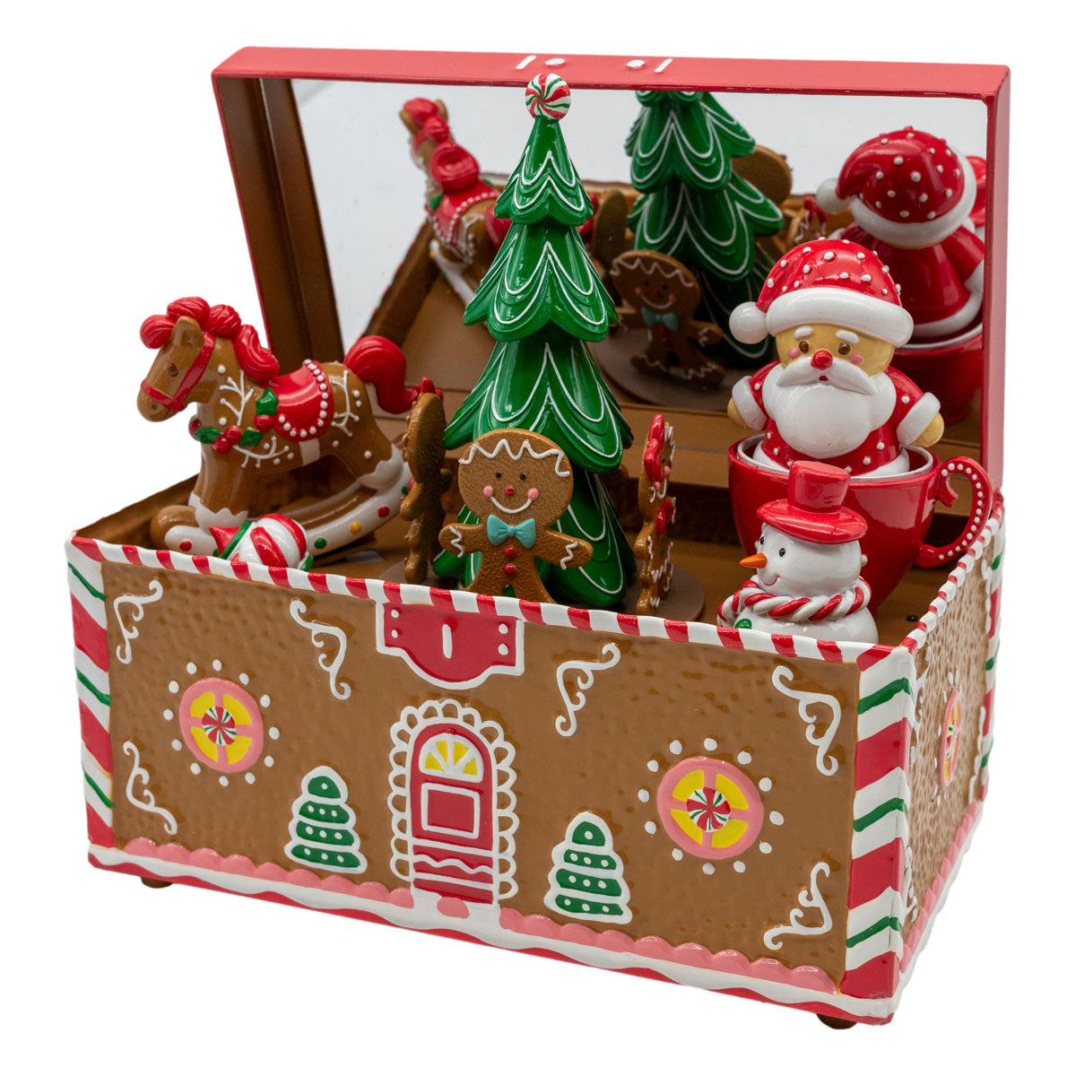 Gingerbread Scene Christmas Box
